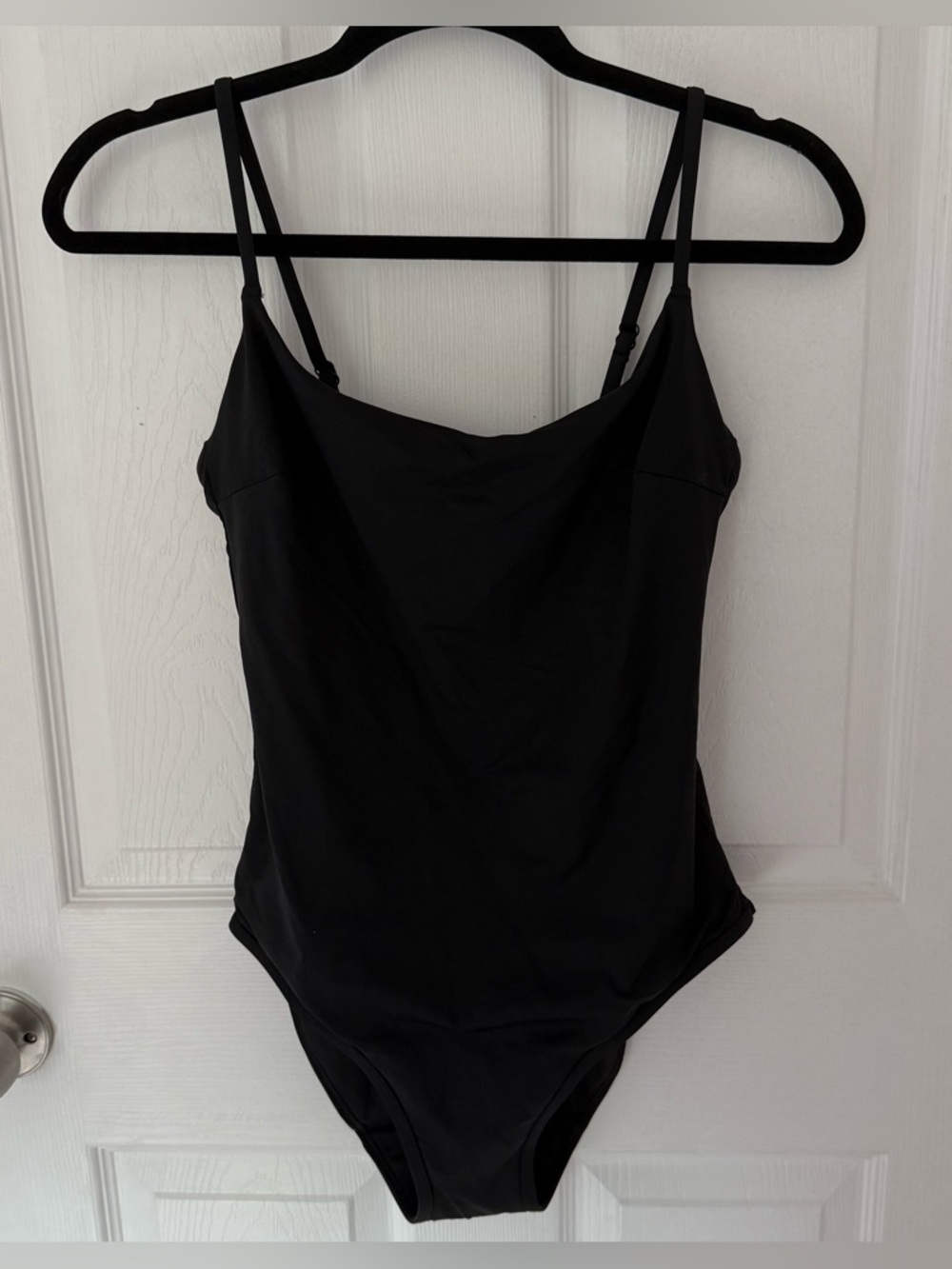 Knix Leakproof Classic One Piece Swimsuit Black Size Medium NWT